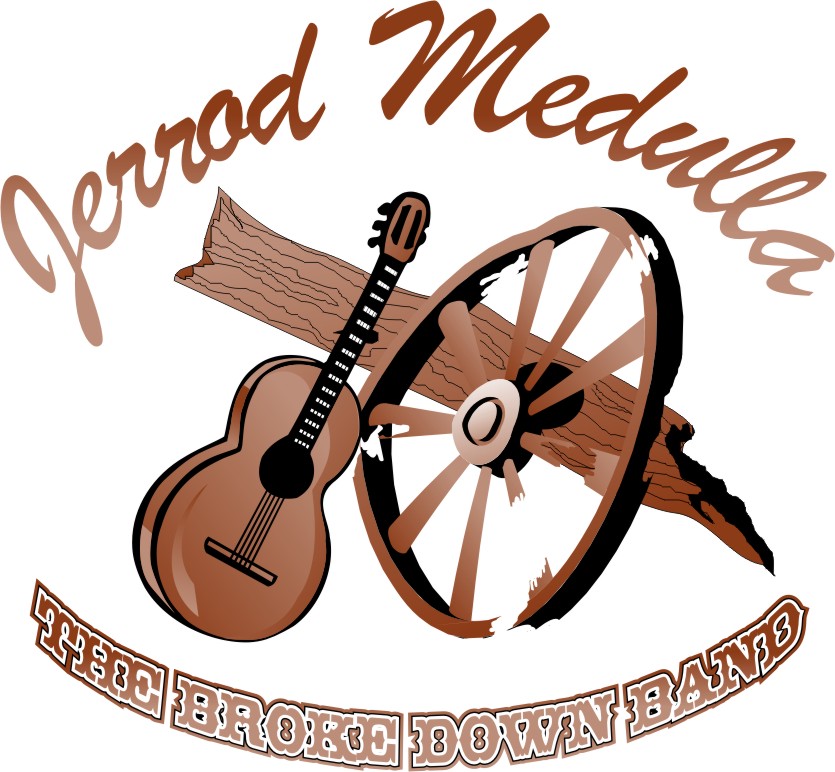 Jerrod Medulla and the Broke Down Band's logo
