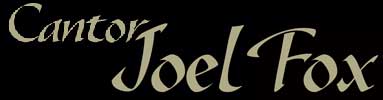 Cantor Joel Fox's logo