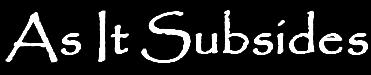 As It Subsides's logo