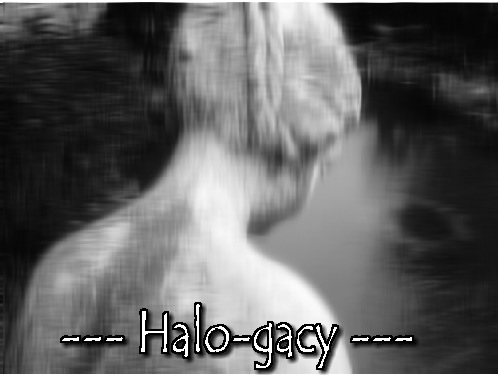 Halo-gacy's logo