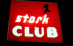 Stork Club Oakland's logo